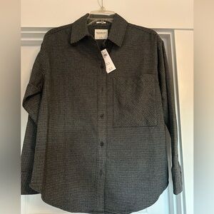 Abercrombie & Fitch Oversized Flannel Shirt